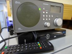 Ferguson DAB radio and a digibox with remote control E/T