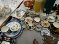 Very large parcel of Staffs teaware including many items of Booths pottery