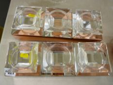 Pair of Julien McDonald triple tea light holders