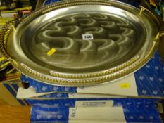 Quantity of boxed Crystal London Victoria trays