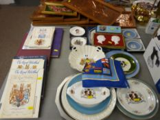 Parcel of commemorative publications and porcelain