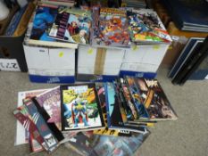 Large parcel of comic books - 'Marvel', 'DC', 'Star Wars' (very large quantity in several boxes)