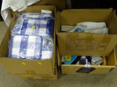 Parcel of retail items including quantity of bubble packed stationery for retail and a quantity of