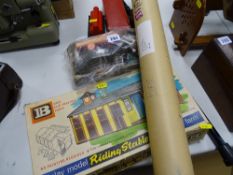 Boxed Britain's models riding stable set, boxed Hornby Triang gas cylinder wagon and miscellaneous