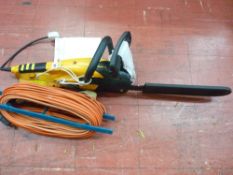 McCulloch Inline 1650 electric chainsaw and extension reel E/T