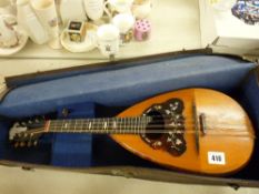 Cased mandolin by Fidelio of Napoli