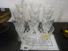 Small parcel of quality drinking glassware