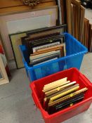 A quantity of mixed framed pictures Condition Report: please request* *Condition is not stated in
