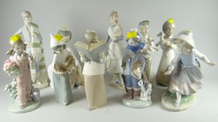 Collection of Spanish Lladro-type figurines Condition Report: please request* *Condition is not