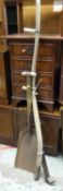 A vintage scythe & wooden handled shovel Condition Report: please request* *Condition is not