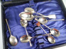 A small parcel of mixed silver spoons Condition Report: please request* *Condition is not stated