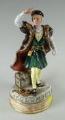 A Royal Doulton Christopher Columbus limited edition (591) figurine - HN3392, dated 1991, with