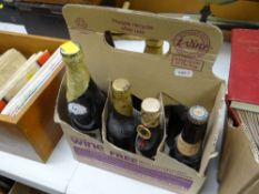 Collection of vintage ale bottles including Russian Imperial Stout, brewed in 1962 Condition Report: