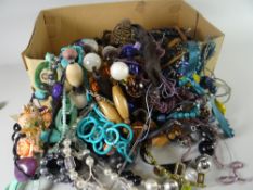 A large quantity of costume jewellery Condition Report: please request* *Condition is not stated