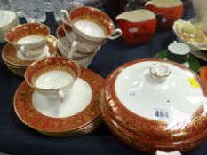 A Wedgwood Gold Florentine part soup service Condition Report: please request* *Condition is not