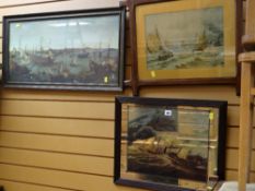 Three nautical pictures Condition Report: please request* *Condition is not stated in this type of