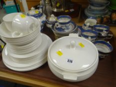 A quantity of Royal Doulton 'Booth's' teaware, quantity of Royal Doulton 'Expressions' tableware