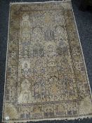 A good Persian silk light blue ground runner Condition Report: please request* *Condition is not