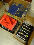 Three boxes of various hardback books including a large collection relating to Harold MacMillan &