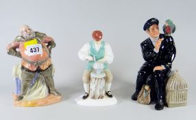 A Royal Doulton figure of Falstaff, another of Shore Leave - HN2254 ETC Condition Report: please