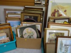 A large quantity of mixed pictures Condition Report: please request* *Condition is not stated in