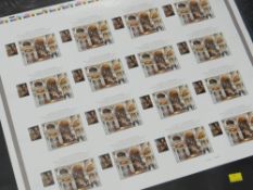 A rare limited edition Royal Mail press sheet PZ006, dated 2008, to commemorate the 300th