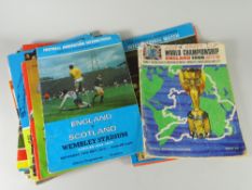 A 1966 World Cup Final programme & a parcel of similar period football programmes Condition