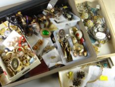 A quantity of costume jewellery ETC Condition Report: please request* *Condition is not stated in