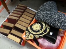 Parcel of vintage hats & a set of Dickens volumes ETC Condition Report: please request via email.