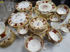 A large quantity of Royal Albert 'Lady Hamilton' tea & dinnerware Condition Report: please request