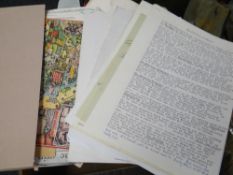 An archive of ephemera relating to Billy Bunter & 'The Magnet' comic Condition Report: please