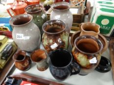 Parcel of twentieth century studio pottery, including Ewenny. Condition Report: please request via