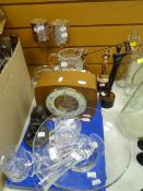 Parcel of loose glassware including large bowl, drinking glasses, jug together with Disney Fantasia