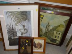 Sundry framed pictures Condition Report: please request via email. Condition reports not stated with