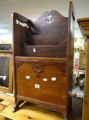 Magazine rack of Waterfall design Condition Report: please request via email. Condition reports