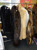 Quantity of assorted ladies fur jackets Condition Report: please request via email. Condition