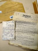 Four intriguing letters comprising a typed letter signed by Lord Beaverbrook on Daily Express headed