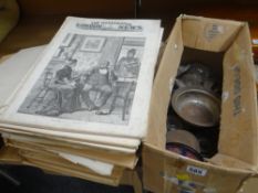 Four bound sets of Victorian periodicals including Illustrated London News & The Graphic together