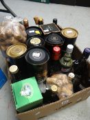 A box of old bottles Condition Report: please request via email. Condition reports not stated with