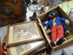 A Deans Rag Book Co Ltd Robertson's golly soft toy & a parcel of diecast vintage vehicles, sundry
