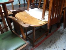 Vintage oak occasional table Condition Report: please request via email. Condition reports not