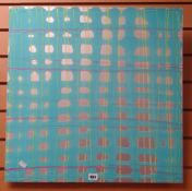 JULIA BROOKER painting on metal - abstract, entitled 'Sponge Sugar', 60 x 60cms Condition Report: