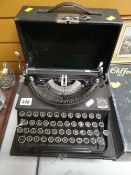 A good Companion vintage typewriter in case Condition Report: please request via email. Condition