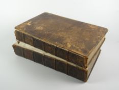 Two volumes of 'The Roman History from the Building of the City & The Perfect Settlement' dated 1724
