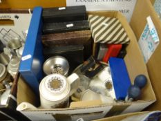 A quantity of cased EPNS cutlery, mid-century coffeeware ETC Condition Report: please request via