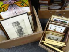 A collection of framed prints Condition Report: please request via email. Condition reports not