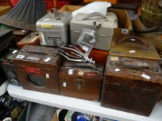 A parcel of nine pigeon racing clocks ETC Condition Report: please request via email. Condition