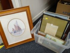 A parcel of framed pictures Condition Report: please request via email. Condition reports not stated