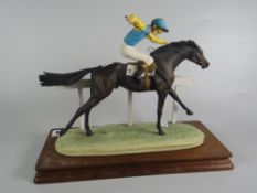 A Border Fine Arts limited edition (589/1500) equestrian model entitled 'Geenty' Condition Report:
