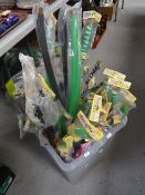 A quantity of plastic toys in retail packaging Condition Report: please request via email. Condition